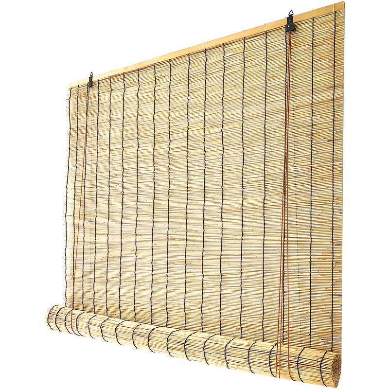 Natural Reed Roll-up Blind for Indoor Use - WovenNatural